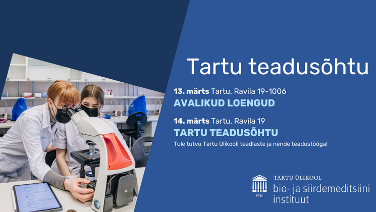 BSMI Tartu teadusõhtu reklaammaterjal